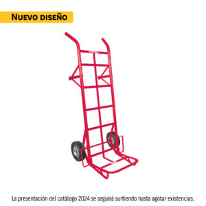 Alternative view of Diablo de carga de 450 kg, ruedas sólidas, doble balero