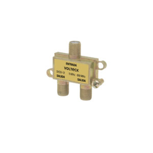 Divisor coaxial de 1 entrada y 2 salidas, VOLTECK