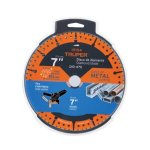 Disco de diamante de 7' x 2.8 mm, corte de metal, TRUPER - Imagen 4