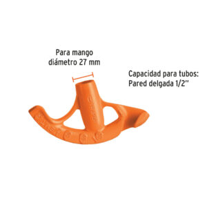 Doblador de tubo conduit 1/2', TRUPER - Imagen 4