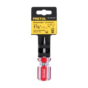 Desarmador plano 1/4 x 1-1/2' mango de PVC, PRETUL - Imagen 4