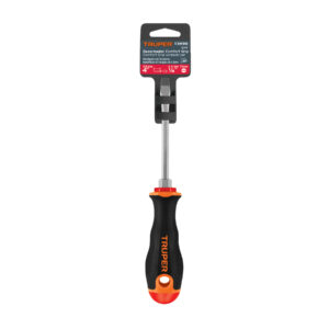 Desarmador plano 1/4' x 4' mango Comfort Grip, TRUPER - Imagen 4