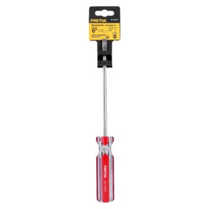 Desarmador plano 1/4 x 6' mango de PVC, PRETUL - Imagen 4