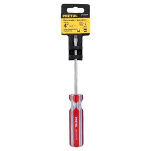 Desarmador plano 3/16 x 4' mango de PVC, PRETUL - Imagen 4