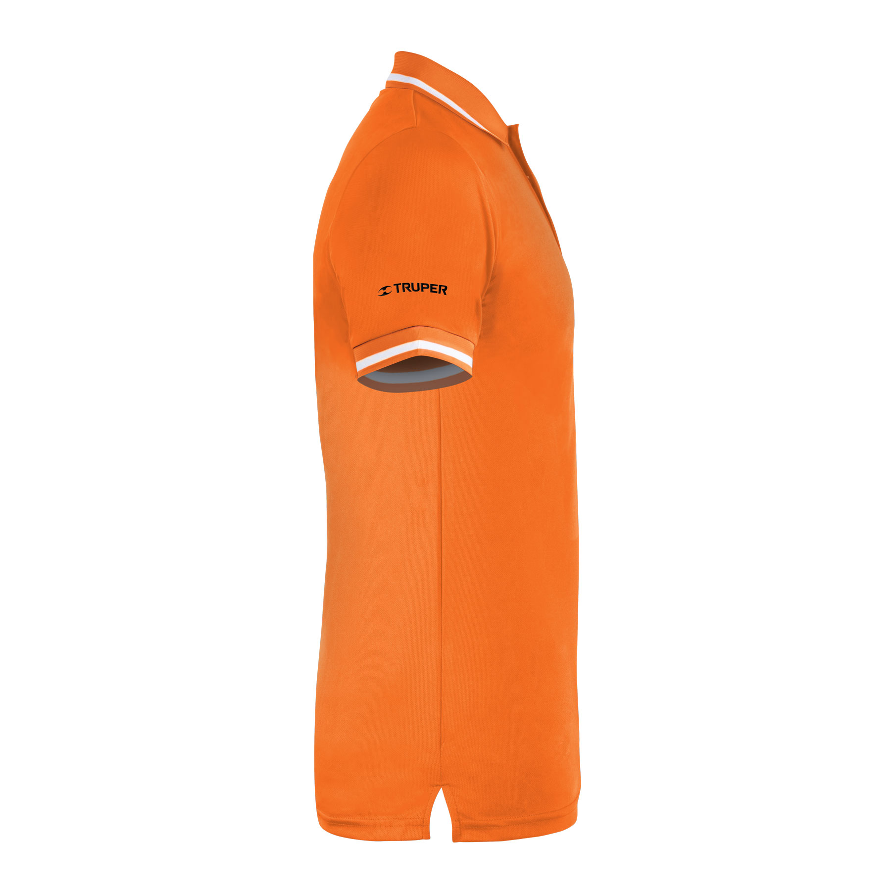 Playera polo performance para hombre, naranja, CH, TRUPER - Imagen 3