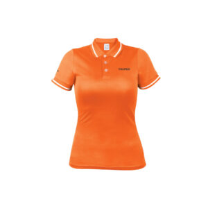 Playera polo performance para mujer, naranja, M, TRUPER - Imagen 2