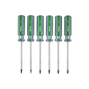 Alternative view of Juego de 6 desarmadores Torx mango de PVC, PRETUL