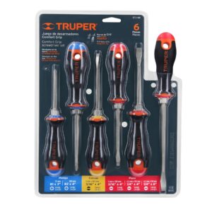 Juego de 6 desarmadores mango Comfort Grip, TRUPER - Imagen 4