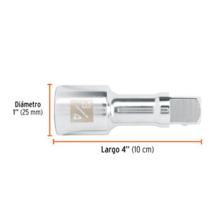Extensión para matraca, cuadro 3/4', largo 4', TRUPER - Imagen 4