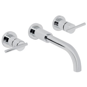 Mezcladora cromo de pared para lavabo, FOSET ELEMENT