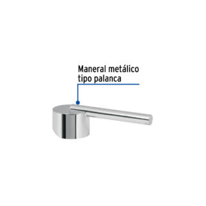 Maneral palanca para monomando de lavabo, cromo, ELEMENT - Imagen 3