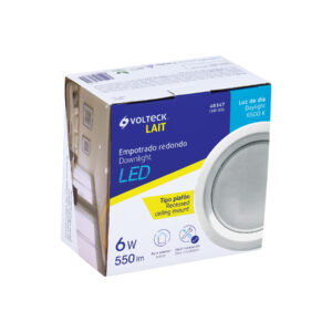 Luminario LED empotrable 6 W 6500 K, redondo, VOLTECK - Imagen 6