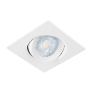 Alternative view of Luminario LED empotrable 5W 6500K, cuadrado, blanco, VOLTECK