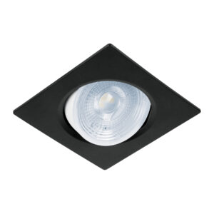 Alternative view of Luminario LED empotrable 5W 6500K, cuadrado, negro, VOLTECK
