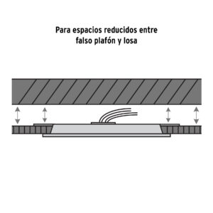 Luminario LED plafón 6W 6500K, ajustable, redondo, VOLTECK - Imagen 5