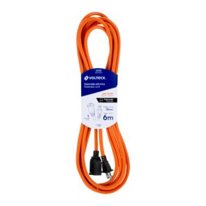 Extensión eléctrica uso rudo 6m 2x16 AWG para 1 clavija - Imagen 3