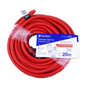Extensión reforzada aterrizada 20 m 3x12 AWG, VOLTECK - Imagen 3