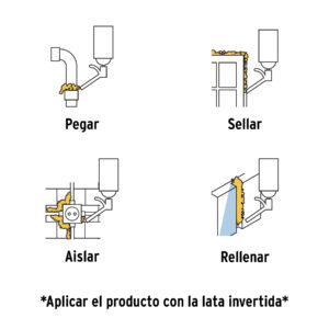 Espuma expansiva de poliuretano, 300 ml, PRETUL - Imagen 3