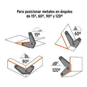 2 Escuadras magnéticas esquineras 2-3/4' carga 11 kg, TRUPER - Imagen 5