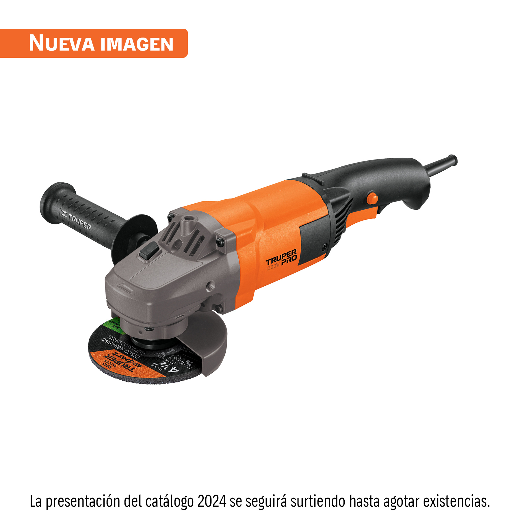 Esmeriladora angular 4-1/2', 1300W, TRUPER PRO - Imagen 2