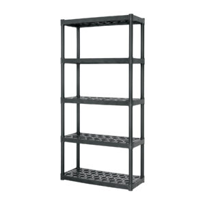 Alternative view of Estante plástico 5 repisas capacidad 70kg, 91x43x185, TRUPER