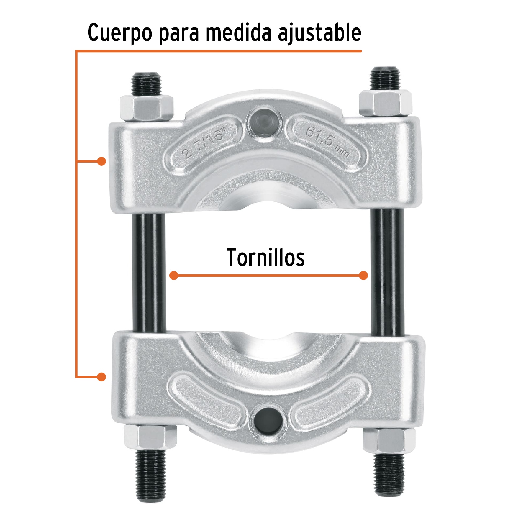 Extractor de baleros de 25 a 62 mm, TRUPER - Imagen 3