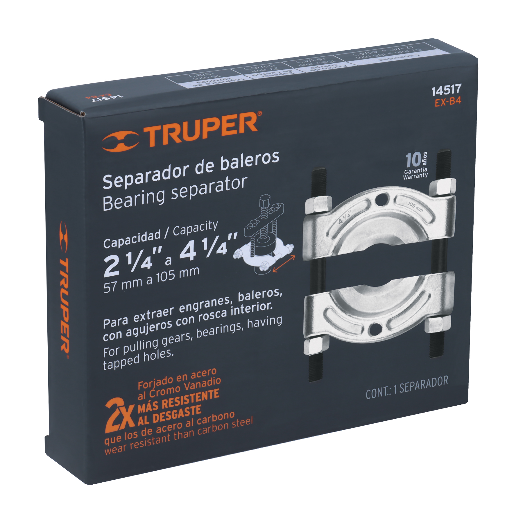 Extractor de baleros de 57 a 108 mm, TRUPER - Imagen 5