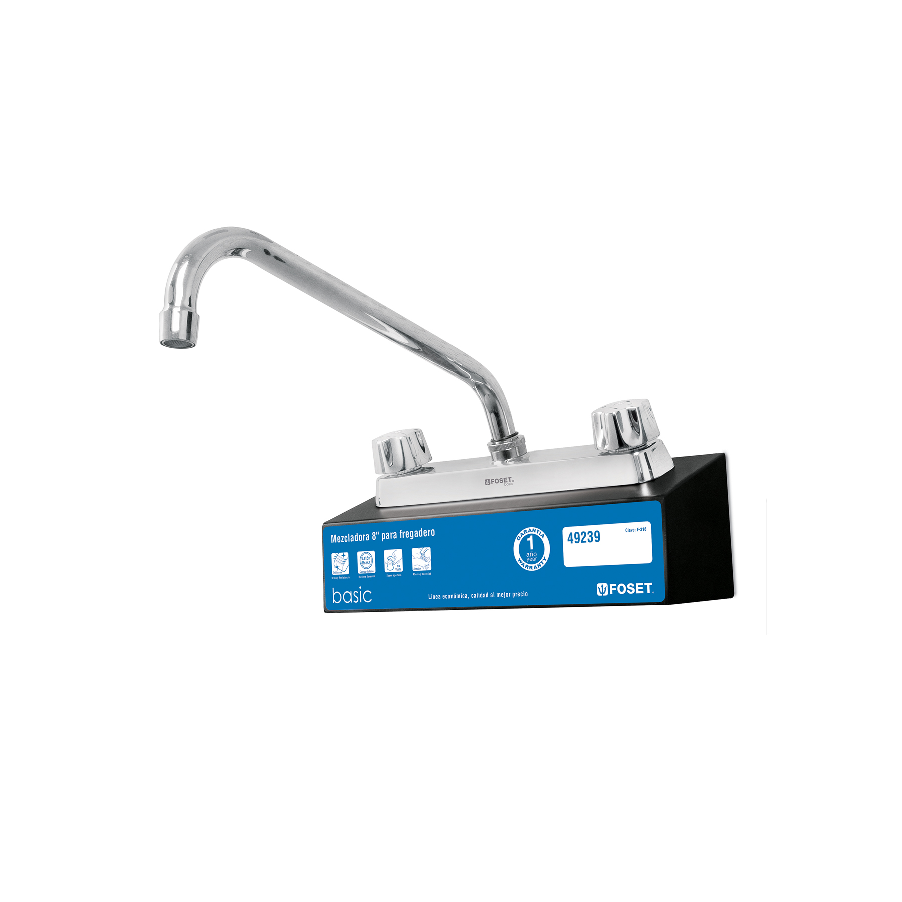 Exhibidor con mezcladora F-318, FOSET - Imagen 2