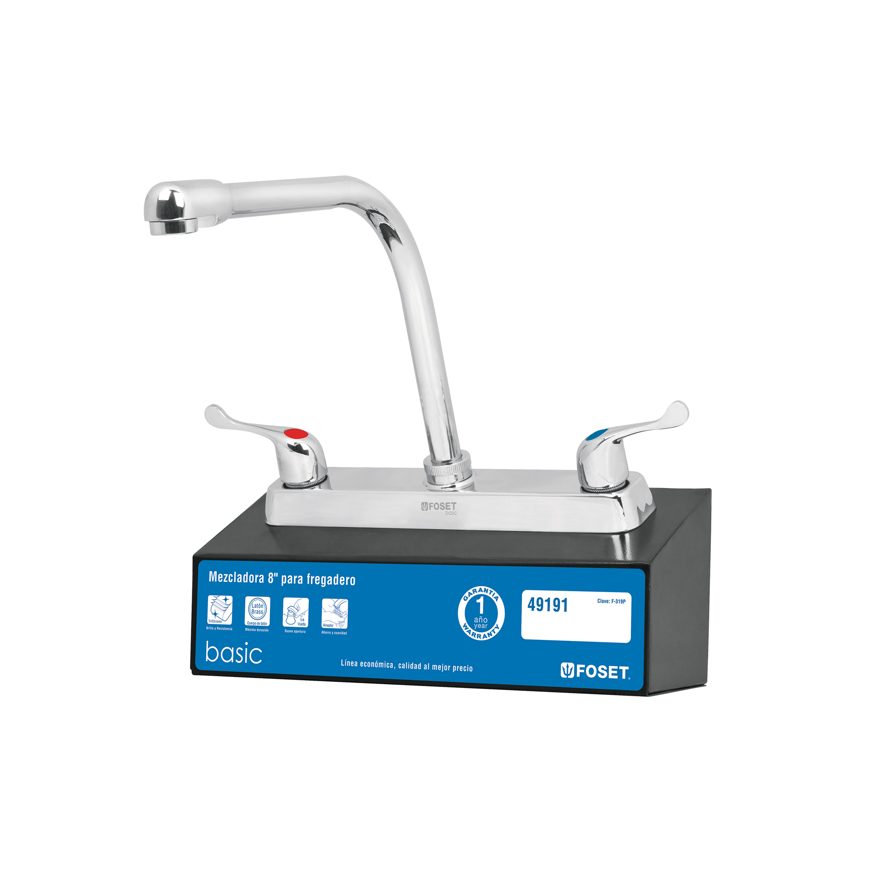 Exhibidor con mezcladora F-319P, FOSET - Imagen 2