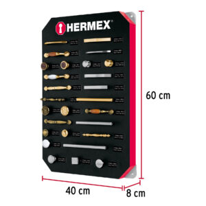 Exhibidor con jaladeras y perillas, 1 tablero, HERMEX - Imagen 3
