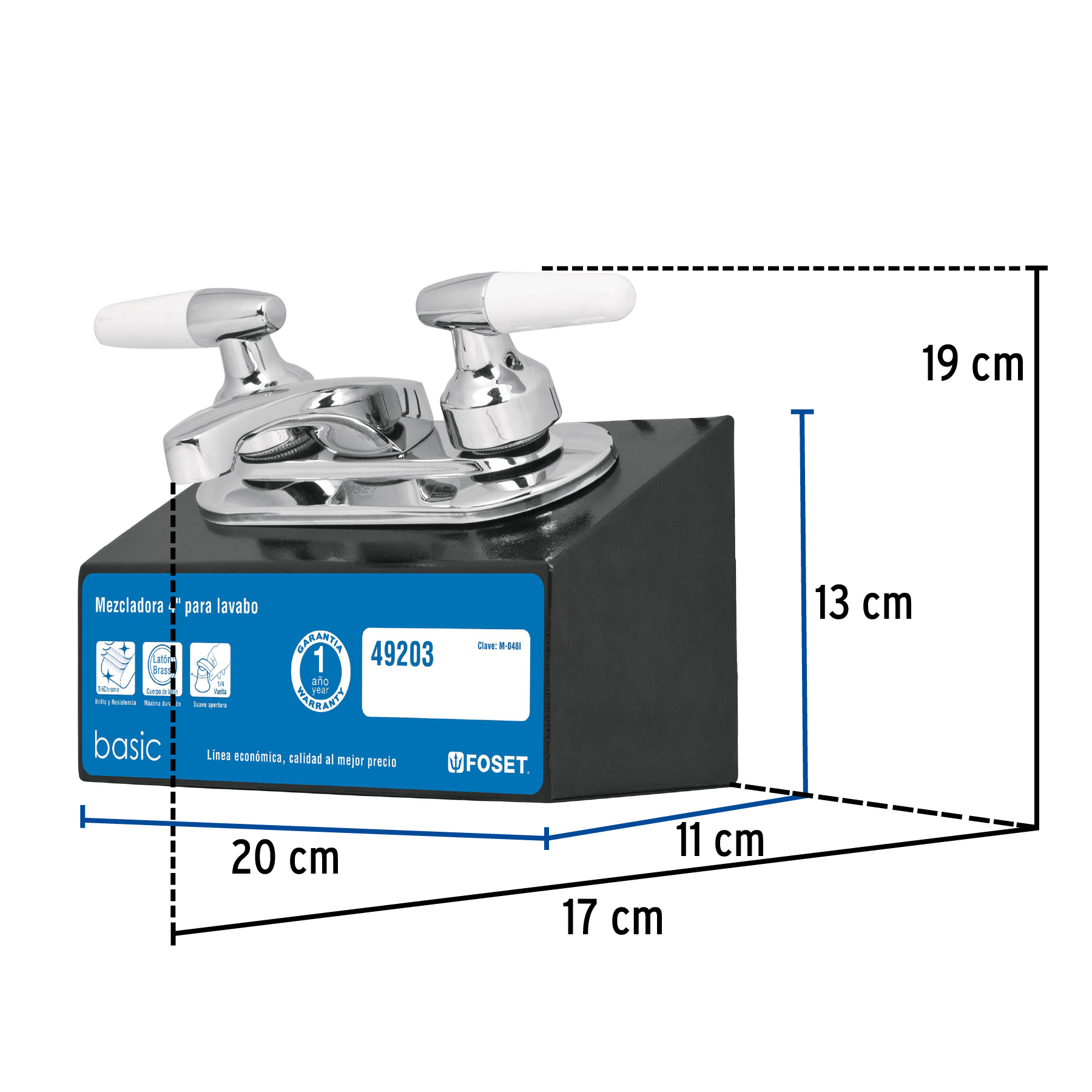 Exhibidor con mezcladora M-048I, FOSET - Imagen 3