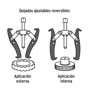 Extractor de poleas, 3 quijadas, 3', TRUPER - Imagen 4