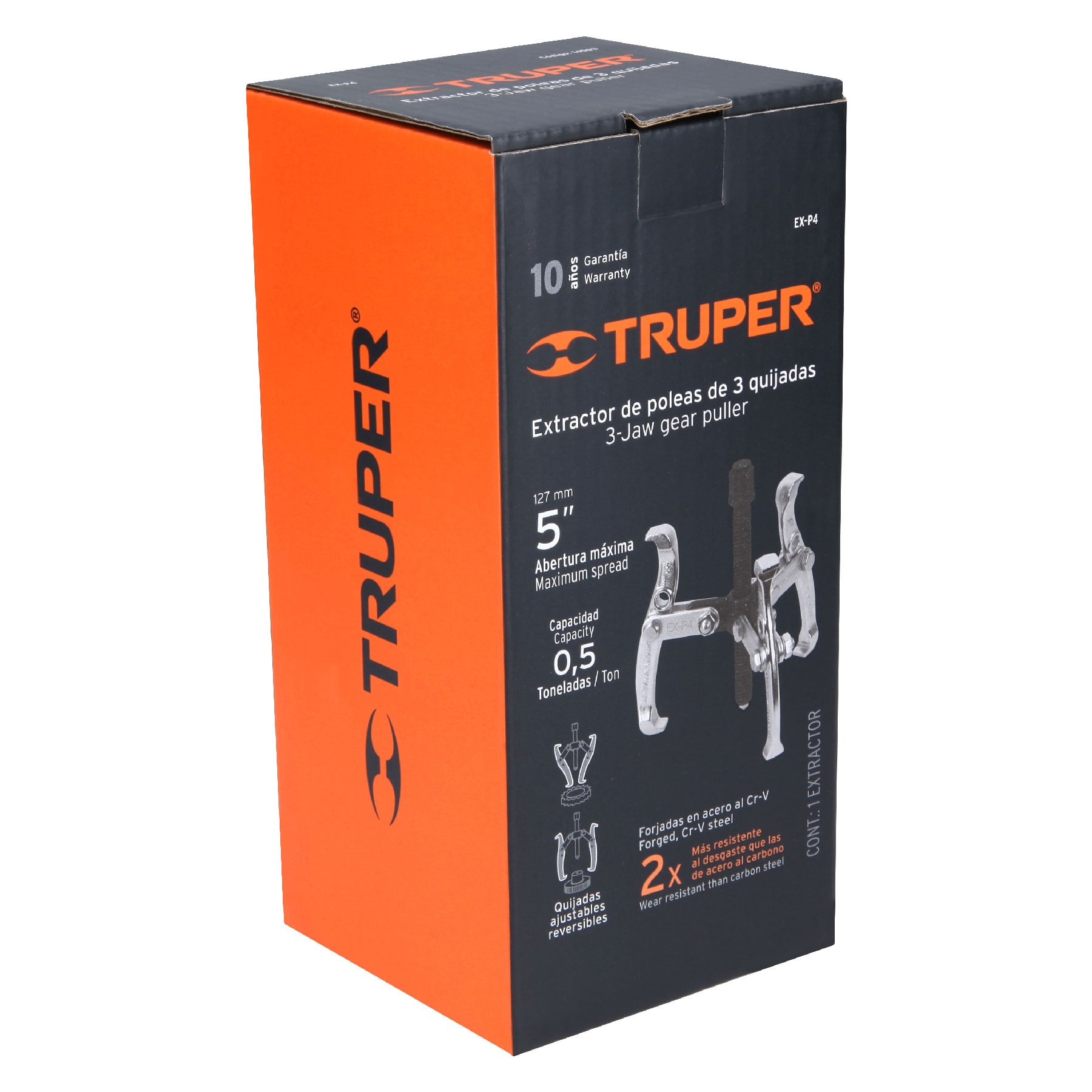 Extractor de poleas, 3 quijadas, 4', TRUPER - Imagen 5