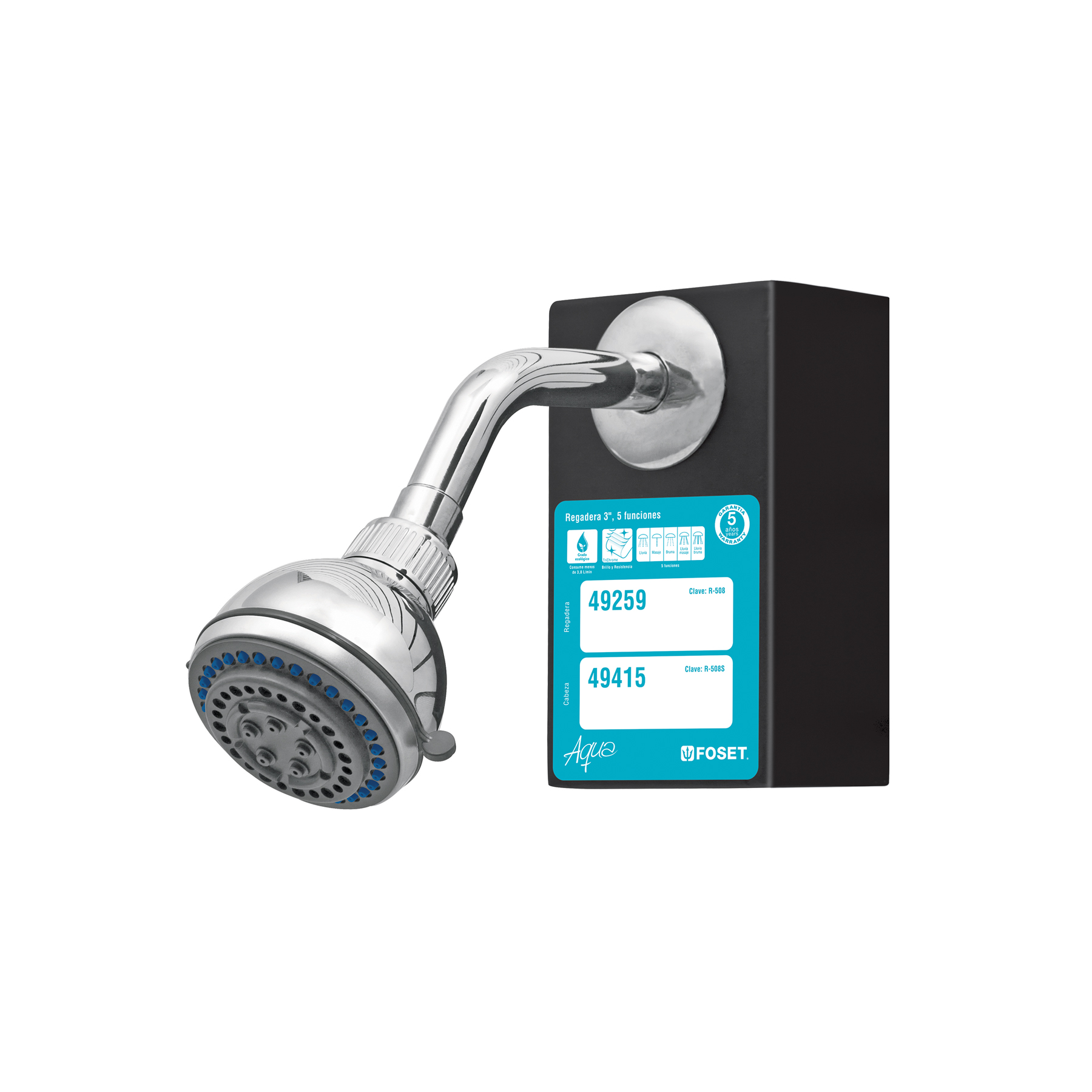 Exhibidor con regadera R-508, FOSET