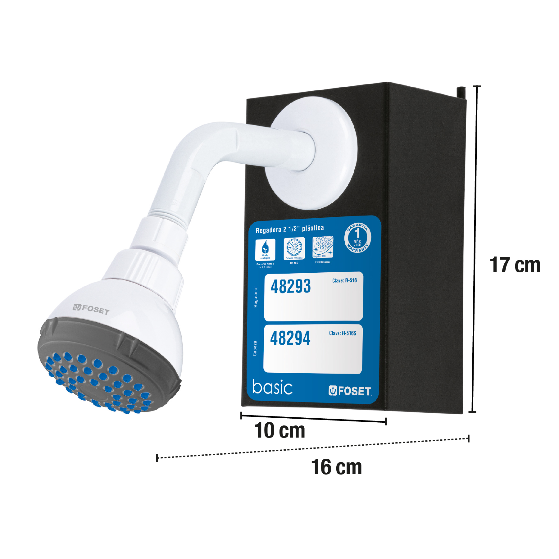 Exhibidor con regadera R-516, FOSET - Imagen 3