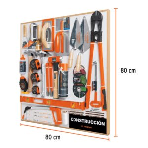 Exhibidor de Construcción, 80x80 cm, 1 tablero - Imagen 3