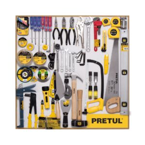 Exhibidor PRETUL 80x80 cm, 1 tablero