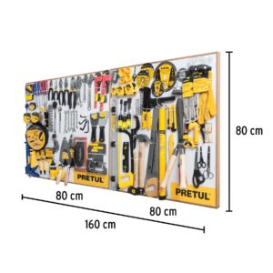 Exhibidor PRETUL 80x80 cm, 2 tableros - Imagen 3