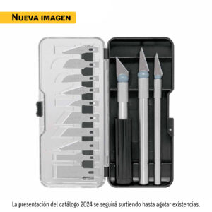 Alternative view of Juego de exactos con 13 cuchillas en estuche, PRETUL