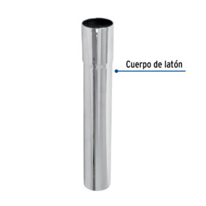 Extensión 20 cm latón cromado para contra de lavabo, 1-1/4' - Imagen 3