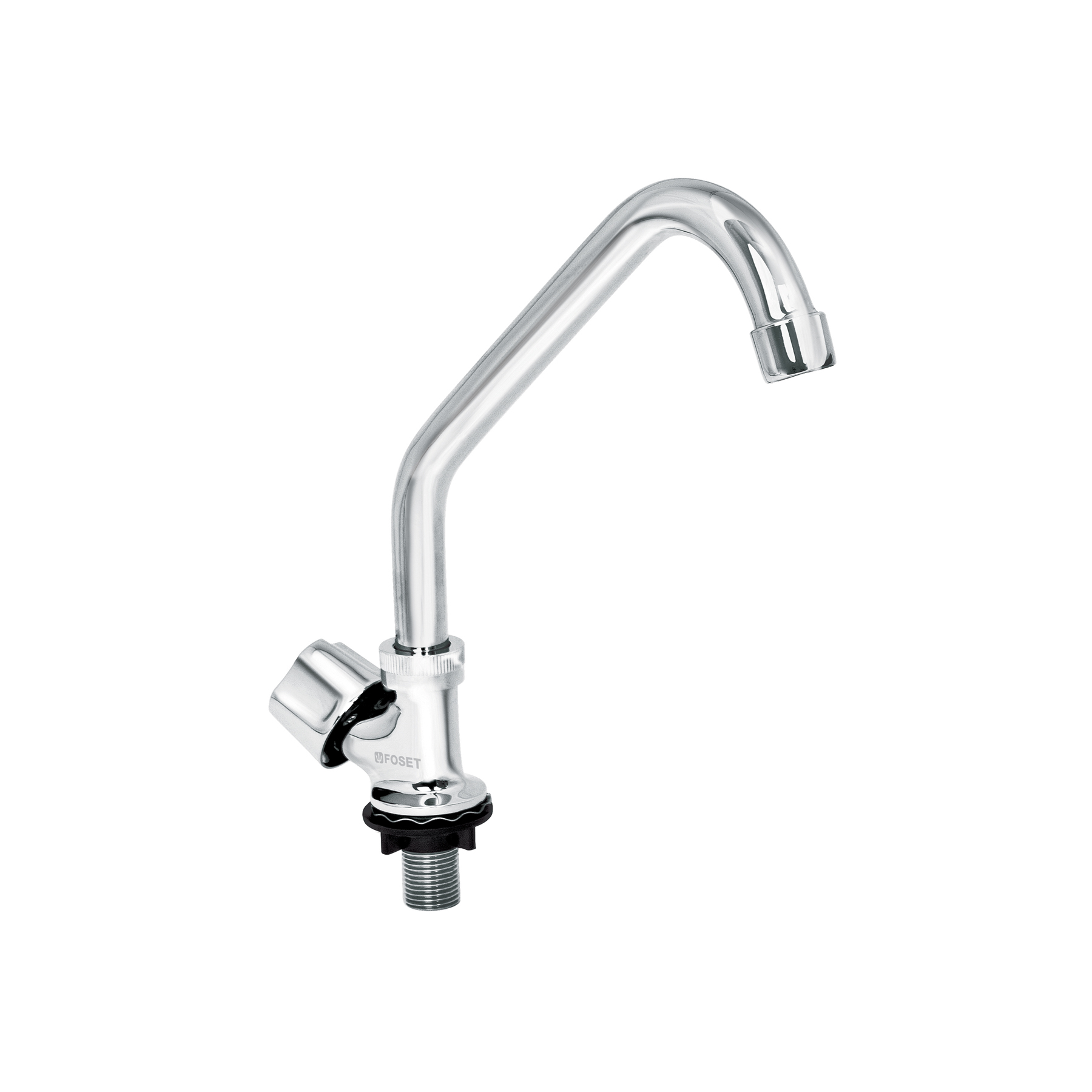 Llave individual fregadero, cuello corto, hexagonal, BASIC - Imagen 2