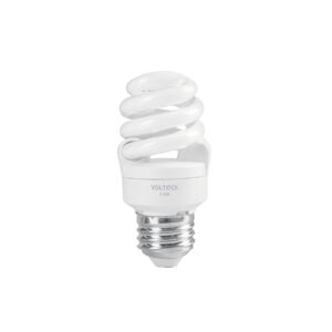 Lámpara espiral mini T2 7 W luz de día en blíster, VOLTECK