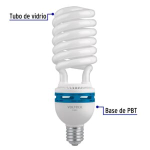 Lámpara espiral 85 W base mogul E39 220 V luz día, caja - Imagen 3