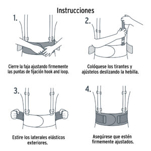 Faja lumbar de malla transpirable, talla CH, TRUPER - Imagen 4