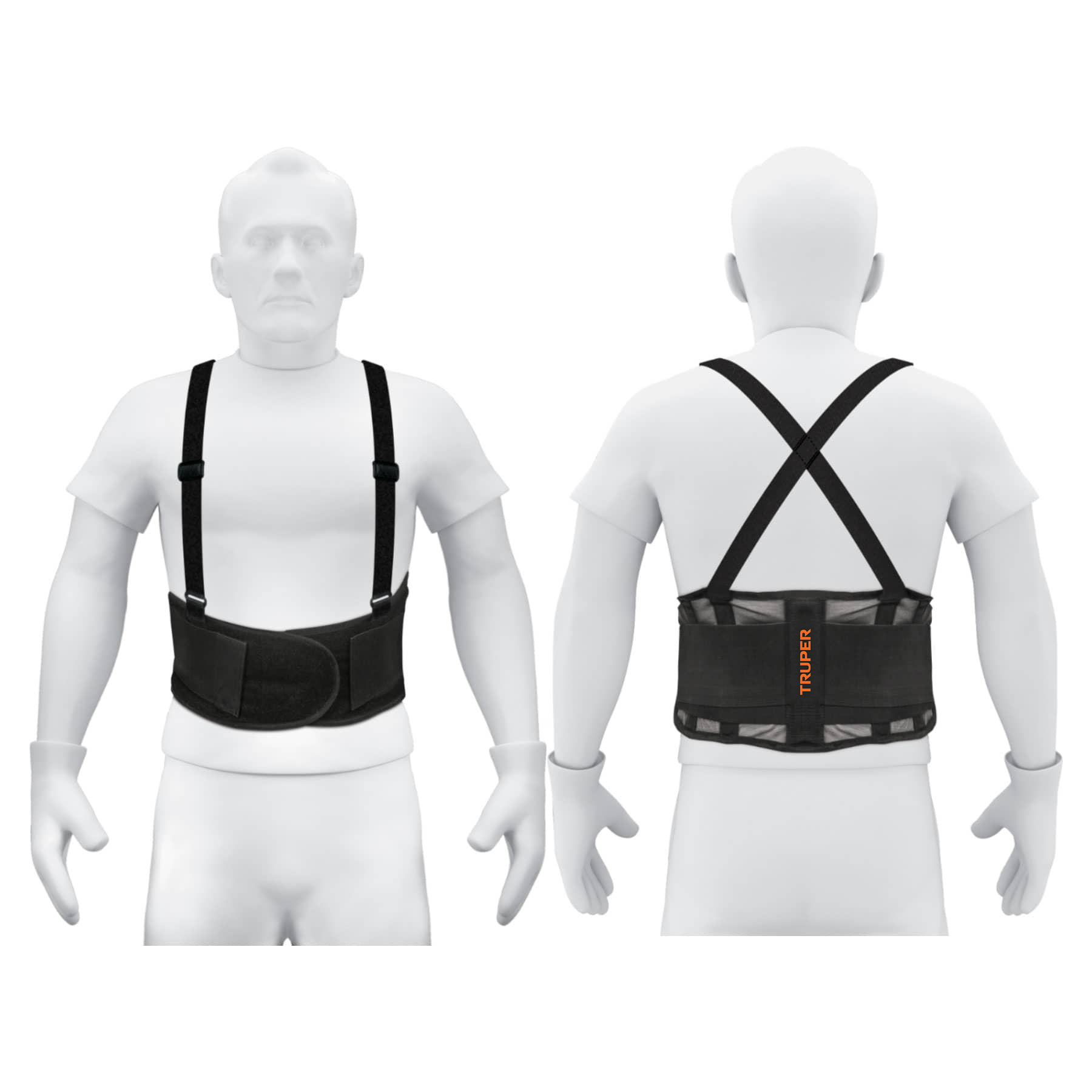 Faja lumbar de malla transpirable, talla EG, TRUPER - Imagen 2
