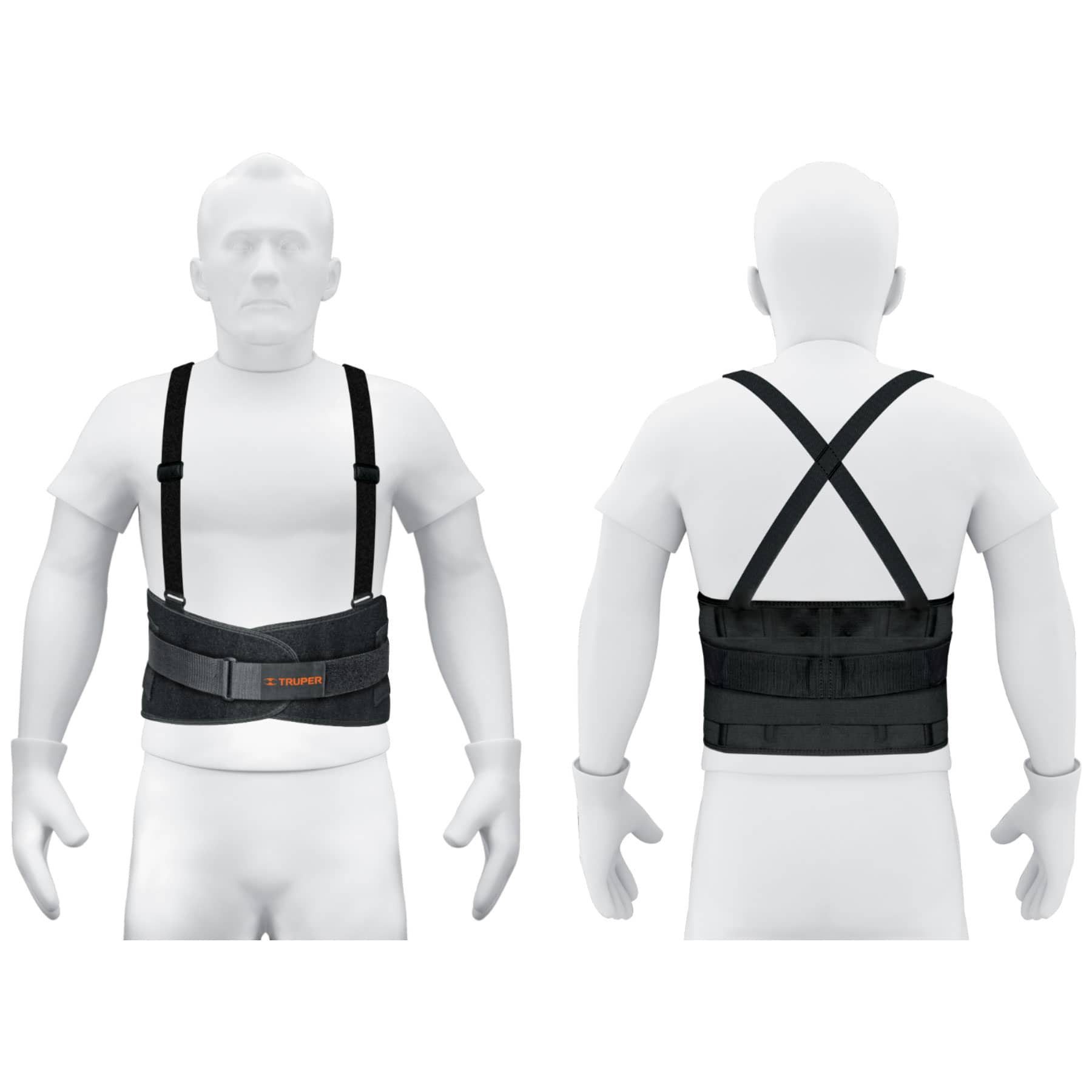 Faja lumbar con tercer cinturón, talla EG, TRUPER - Imagen 2
