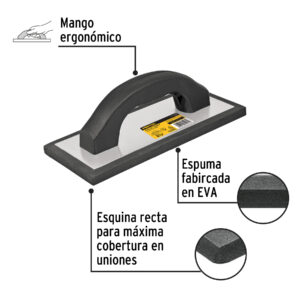 Flota de espuma, 9-1/2', espesor 7/16', acabado liso, PRETUL - Imagen 3