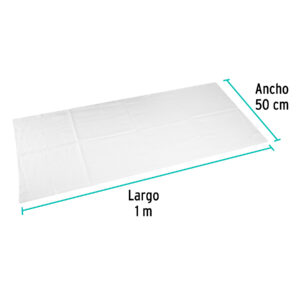 Franela blanca de algodón de 1 m, KLINTEK - Imagen 4