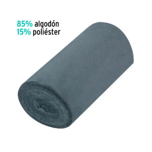 Rollo de 50 m de franela gris de algodón, KLINTEK - Imagen 3