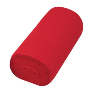 Alternative view of Rollo de 50 m de franela roja de algodón, KLINTEK